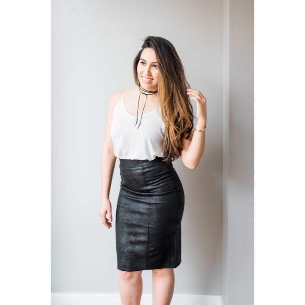 Midi Pencil Skirt